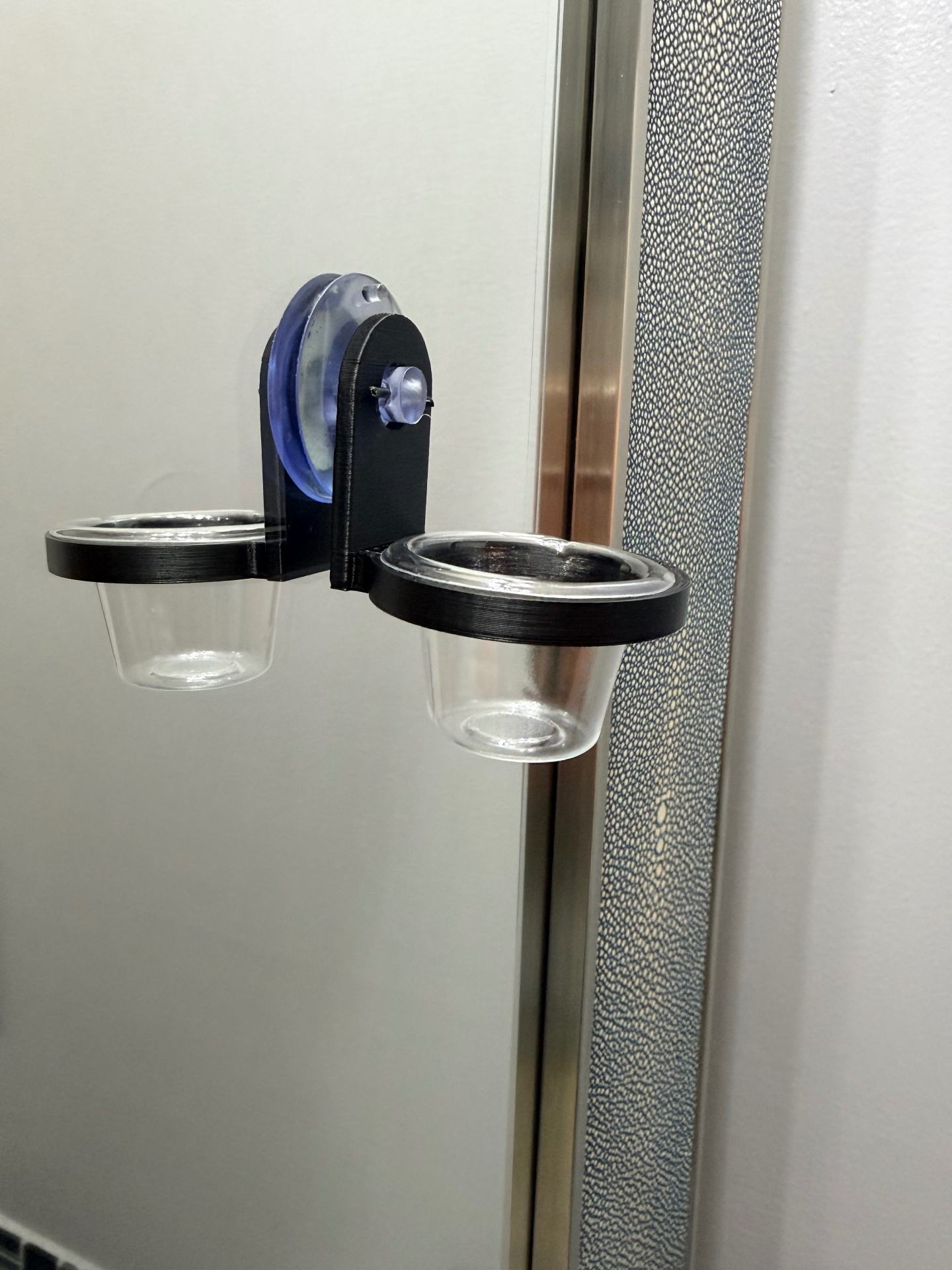 Double Ledge Food Cup Holder